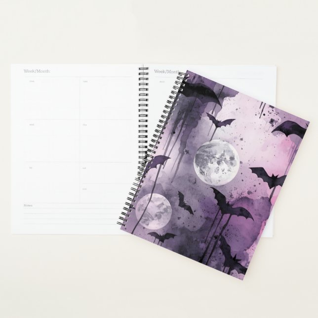 Midnight Flight Gothic Planner | Velvet Chaos Cove (Display)