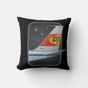 Midnight Flight TGA Throw Pillow
