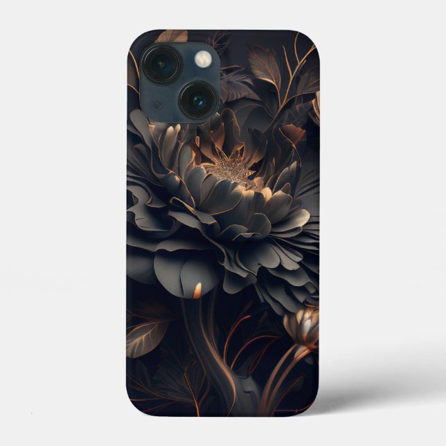 Midnight Floral Case-Mate iPhone Case (Back)