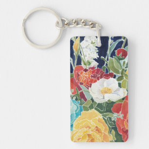 Midnight Florals I Keychain