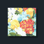 Midnight Florals II Canvas Print<br><div class="desc">Floral</div>