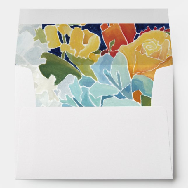 Midnight Florals II Envelopes (Back (Bottom))