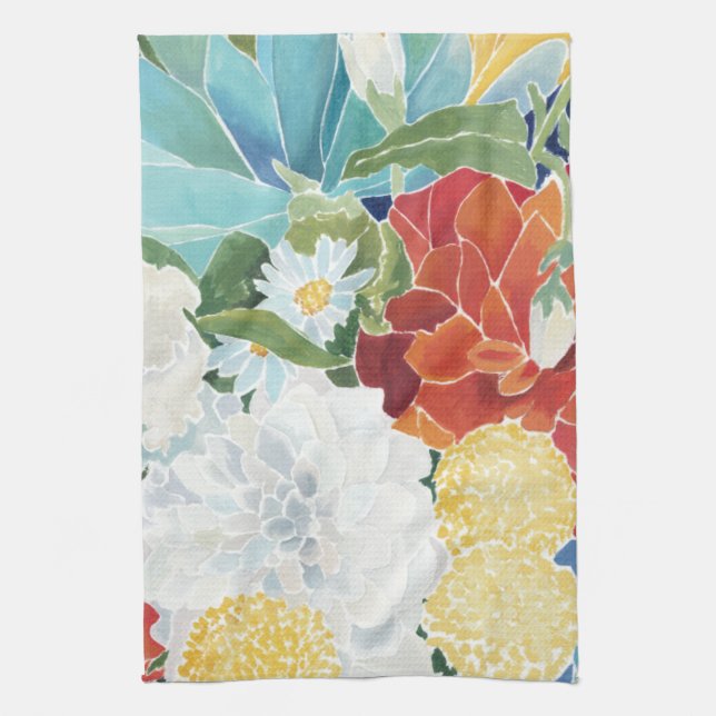 Midnight Florals III Kitchen Towel (Vertical)