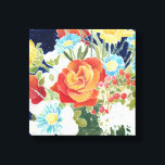 Midnight Florals IV Canvas Print<br><div class="desc">Floral</div>