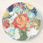 Midnight Florals IV Coaster<br><div class="desc">Floral</div>