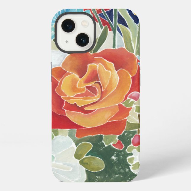 Midnight Florals IV iPhone Case (Back)