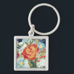 Midnight Florals IV Keychain<br><div class="desc">Floral</div>