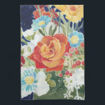 Midnight Florals IV Kitchen Towel<br><div class="desc">Floral</div>
