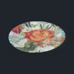 Midnight Florals IV Paper Plate<br><div class="desc">Floral</div>