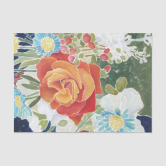 Midnight Florals IV Tissue Paper