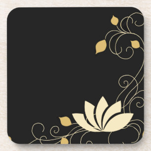 Midnight Flower Coaster