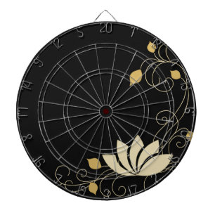 Midnight Flower Dartboard