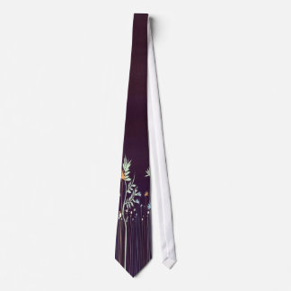 Midnight Flower Tie
