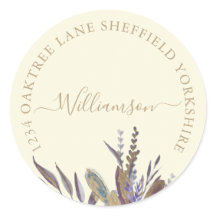 Midnight foliage label