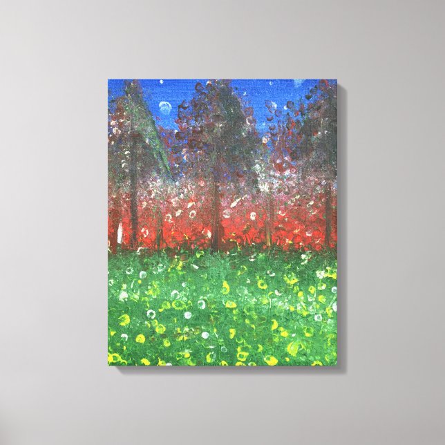 Midnight Forest  Canvas Print (Front)