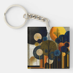 Midnight Forest on the Planet Mercury #1      Keychain