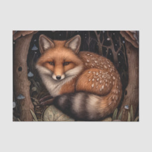 Midnight Fox Tissue Paper