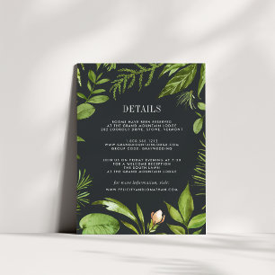 Midnight Garden Guest Information Card