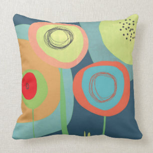 Midnight Garden - Images on both sides Throw Pillow