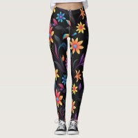 Midnight Garden: Vibrant Floral Fantasy