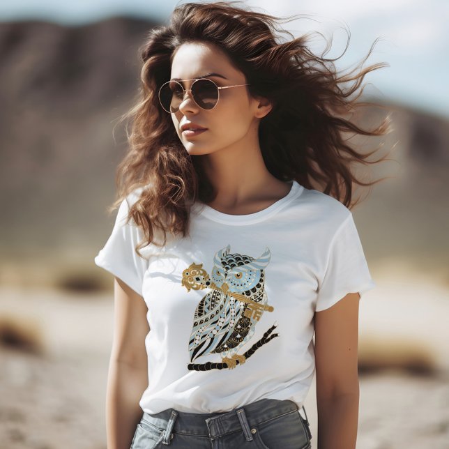 Midnight Great Horned Owl T-Shirt (Creator Uploaded)