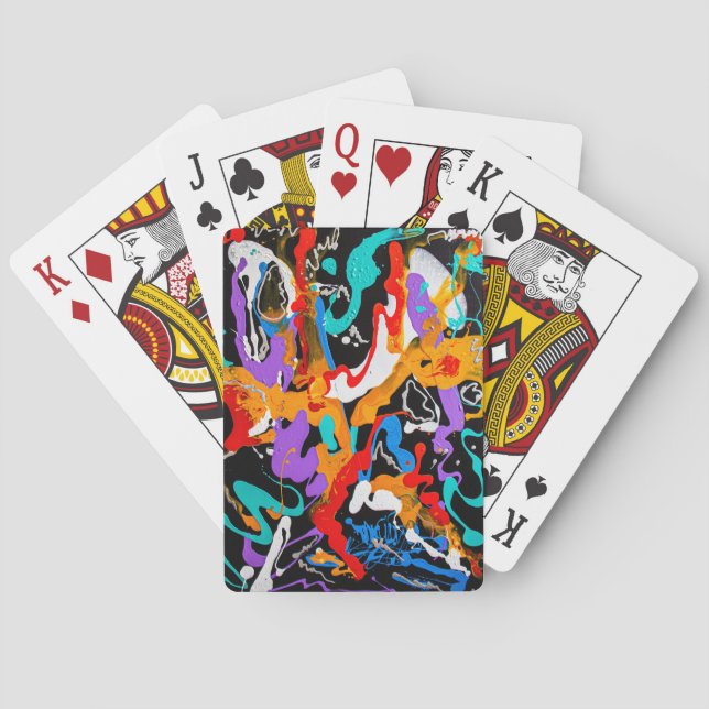 Midnight Happy Hour Playing cards  (Back)