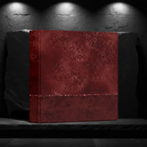 Midnight Henna Romance | Red Satiny Grunge Damask