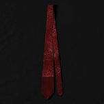 Midnight Henna Romance | Red Satiny Grunge Damask Tie<br><div class="desc">Unique wearable art from the "Midnight Romance: Til Death Us Part" collection! Rich 90s inspired grunge featuring edgy distressed satin rose damask, luxurious velvet, and faux glitter trim in dramatic dark moody jewel tones and dusky hues. The vintage 1990s unisex mixed medium abstract texture adds the perfect pop of colour...</div>