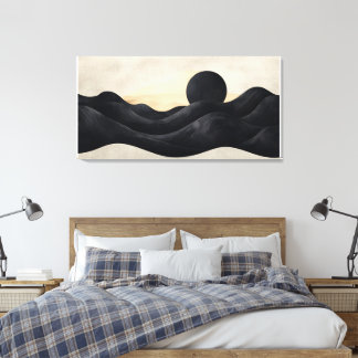 Midnight Horizon Canvas Print