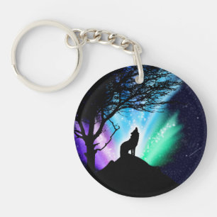 Midnight Howl Keychain