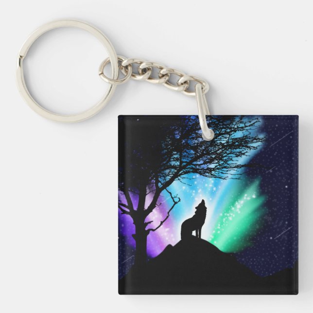 Midnight Howl Keychain (Front)