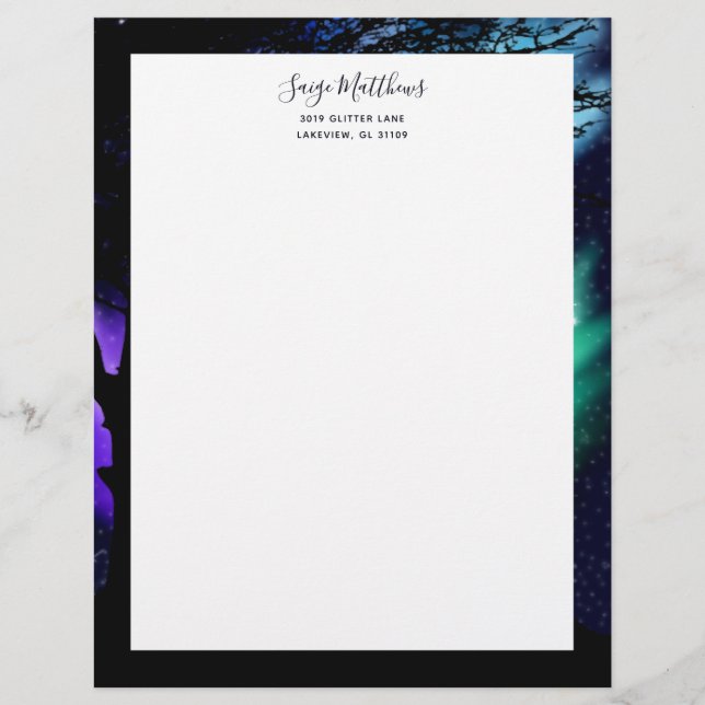 Midnight Howl Letterhead (Front)