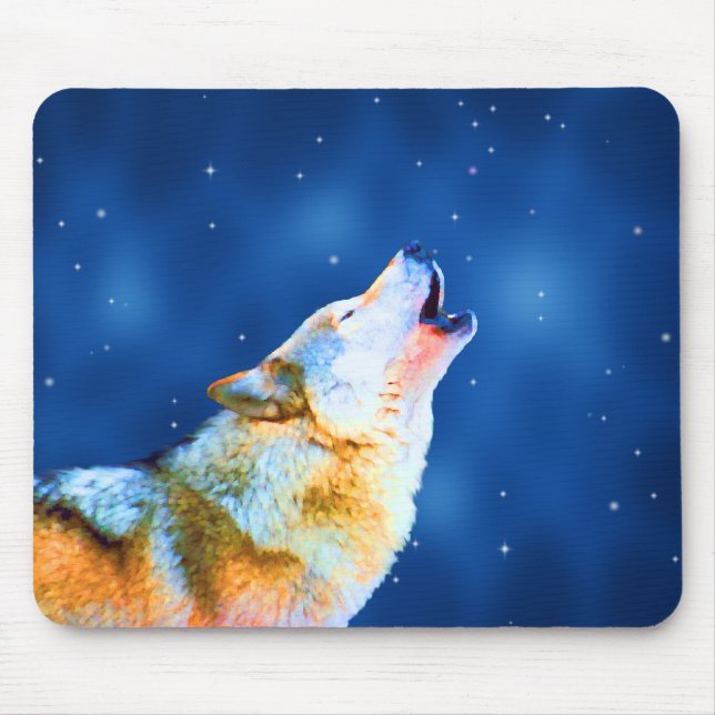 Midnight Howl Mousepad (Front)