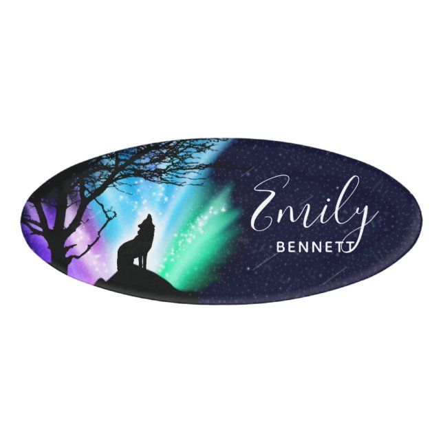 Midnight Howl Name Tag (Front)