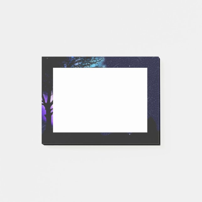 Midnight Howl Post-it Notes (Front)