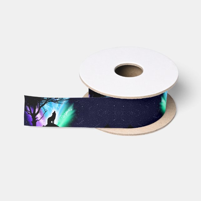 Midnight Howl Satin Ribbon (Spool)