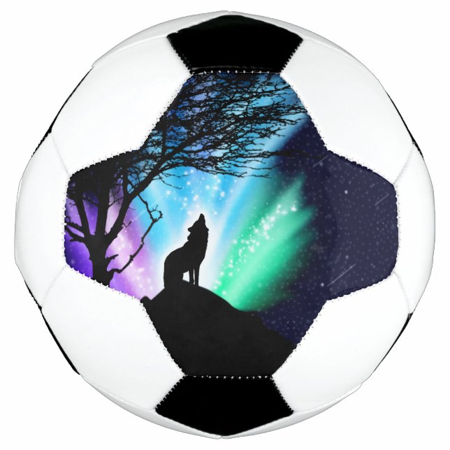 Midnight Howl Soccer Ball (Front)