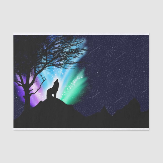 Midnight Howl Tissue Paper (Front)