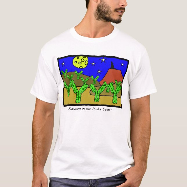 Midnight in the Moab Desert T-Shirt (Front)