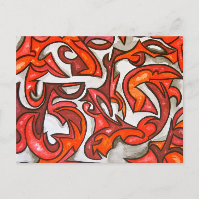 Midnight In Venice - Abstract Postcard (Front)