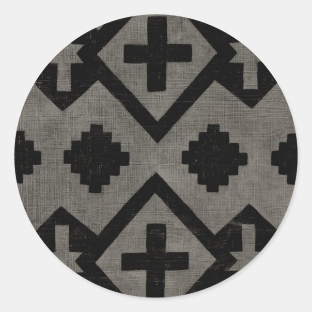 Midnight Journey I Classic Round Sticker (Front)