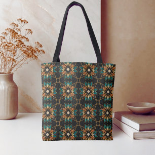 Midnight Kaleidoscope Tote Bag