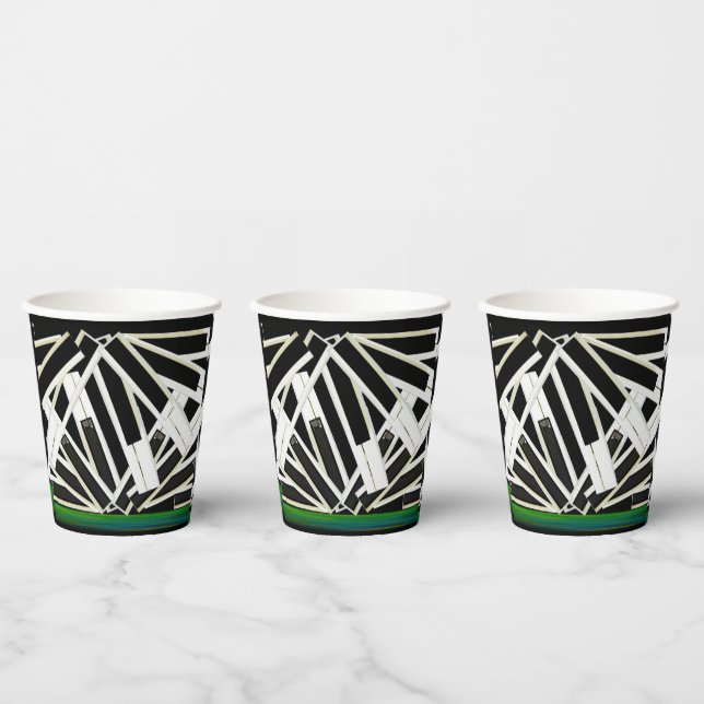 MIDNIGHT KEYS Accent Pillow Paper Cups (Multi)
