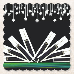 MIDNIGHT KEYS  PAPER COASTER