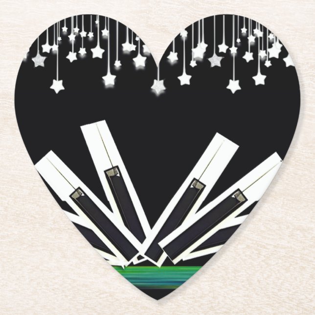 MIDNIGHT KEYS  PAPER COASTER (Front)