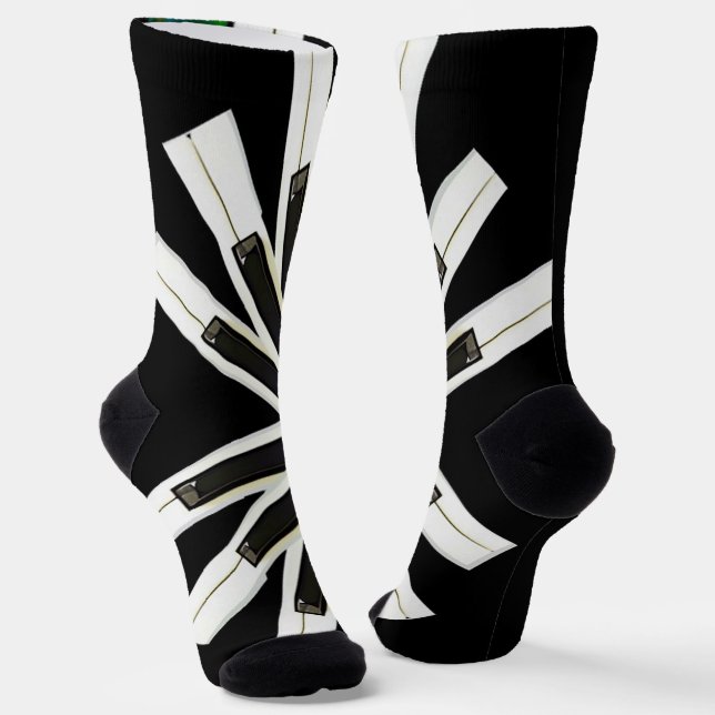 MIDNIGHT KEYS SOCKS (Angled)