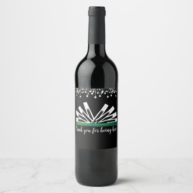 MIDNIGHT KEYS  WINE LABEL (Front)