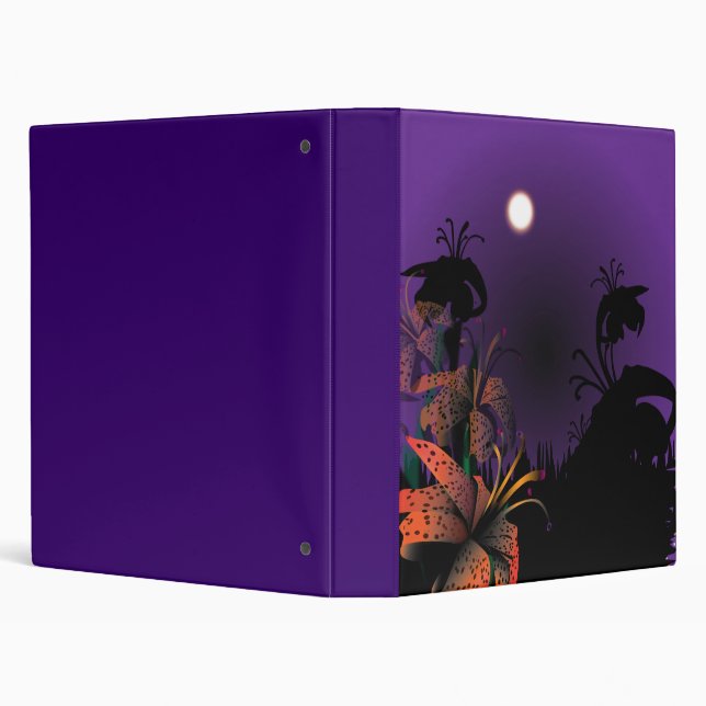 Midnight Lillies Binder (Background)
