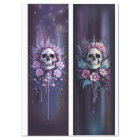 Midnight Macabre, Stunning Gothic Skull in Plum