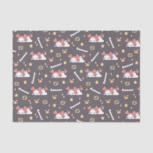 Midnight Magic - Cancer Zodiac Dreamland Tissue Paper (Front)